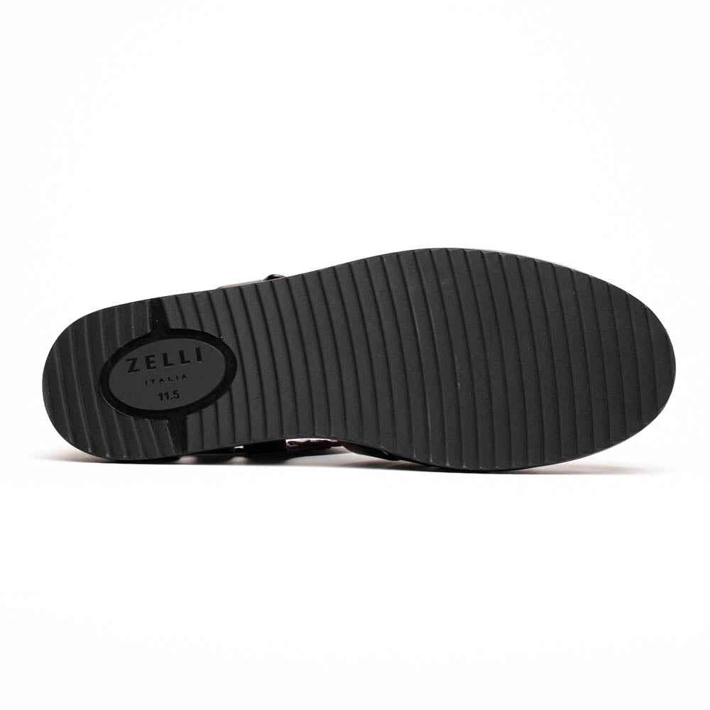 05-110-BRN PESCA Calfskin Strap-On Sandal, Brown