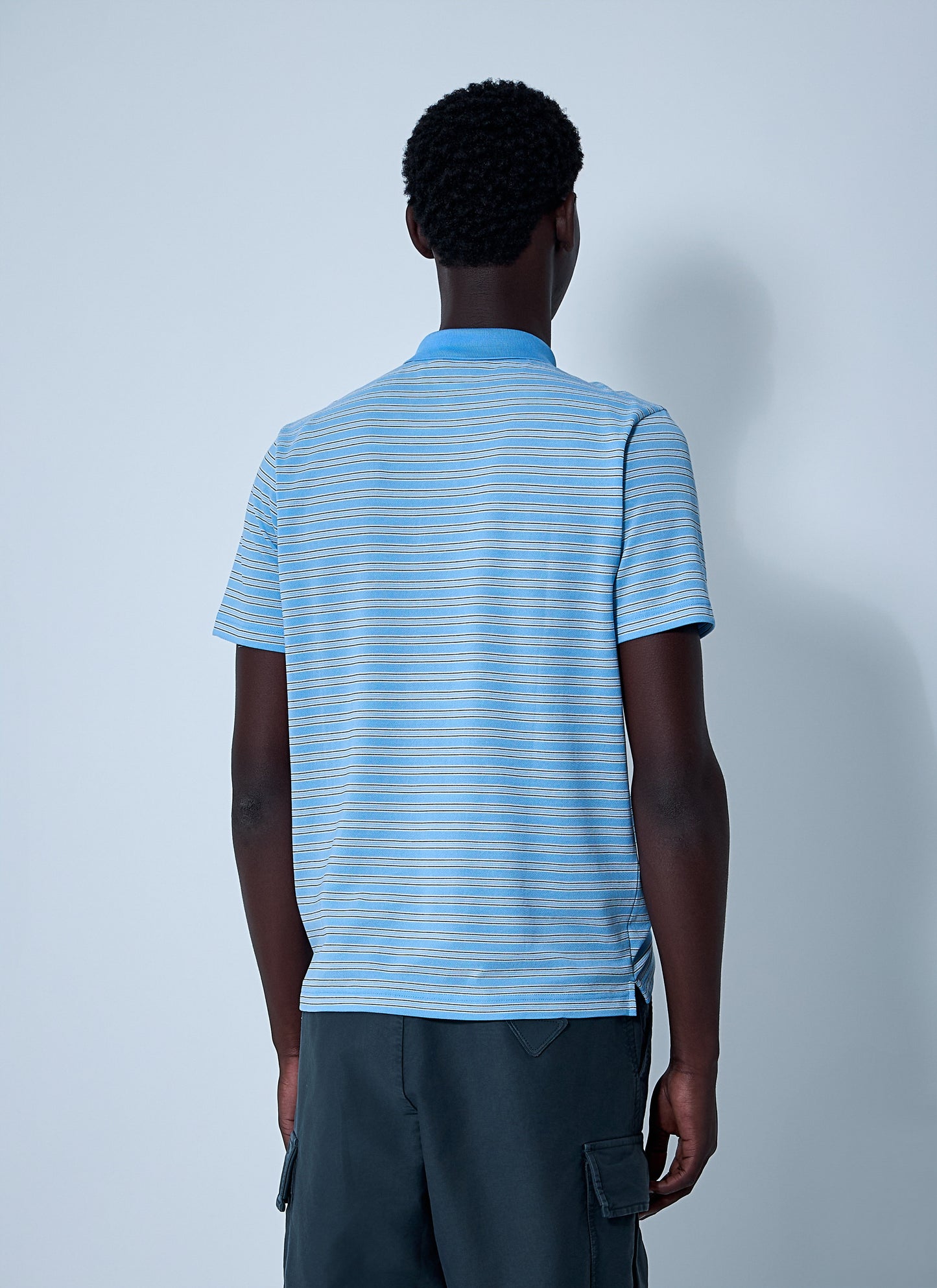 Prada Men Logo Motif Polo Shirt
