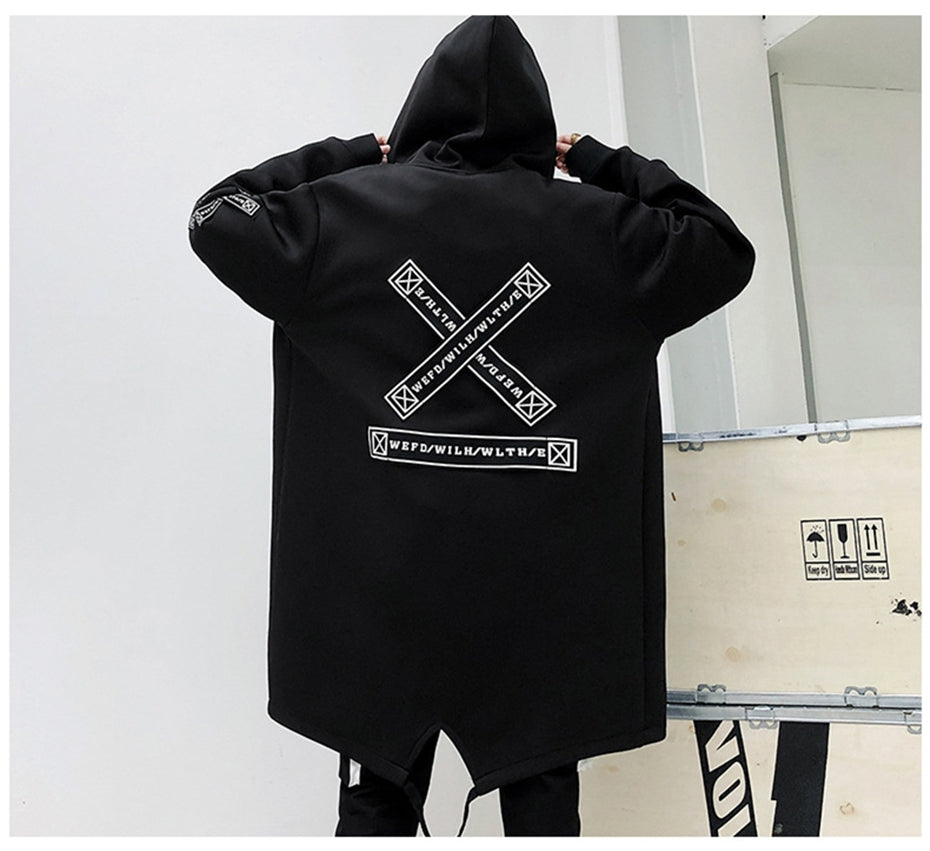 Techwear Long Jacket