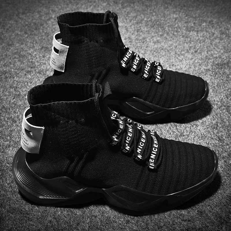 Nova Sock Runners - Shadow Black
