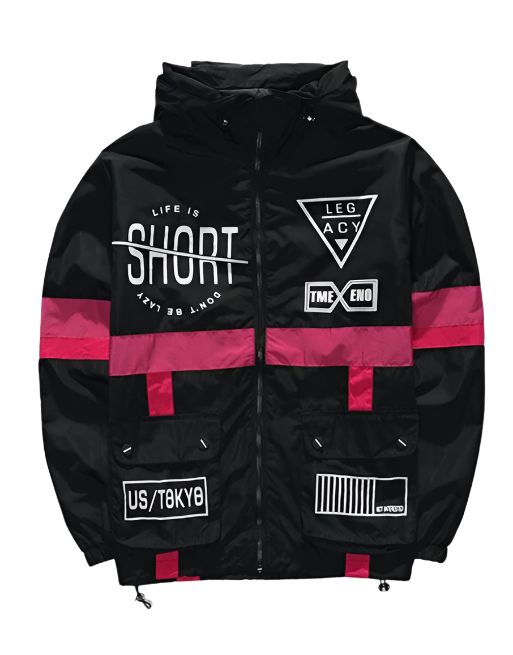 Life Is Short Windbreaker Jacket