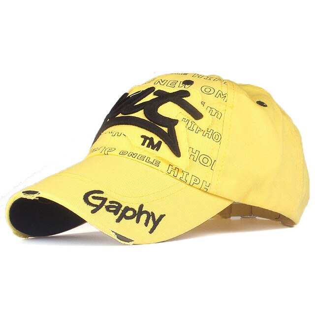 Bat Gaphy Distressed Baseball Cap (15 Colours)
