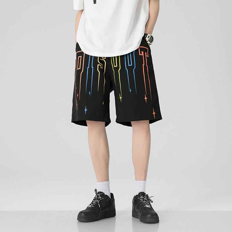 DISOUT Paint Dripping Shorts