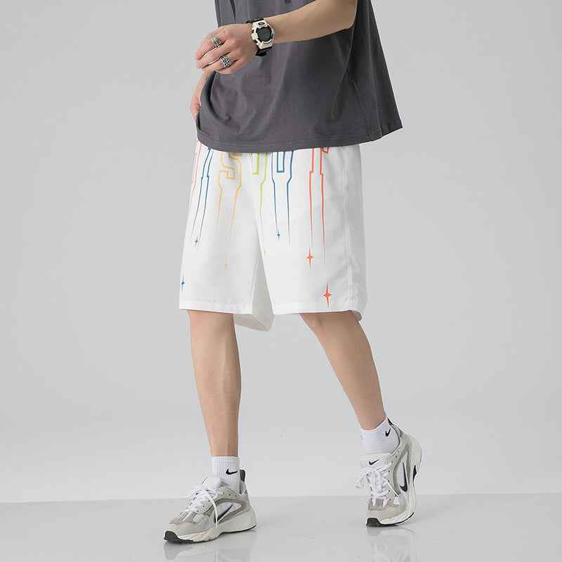 DISOUT Paint Dripping Shorts