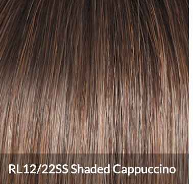 Raquel Welch Flash Forward Layered Mid-Length Textured Wig, Average Cap, RL12/22SS Cappuccino