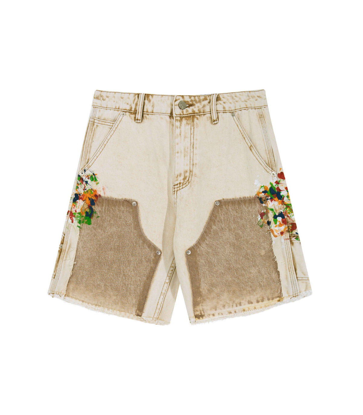 SAND SPLIT PAINTERS SHORTS
