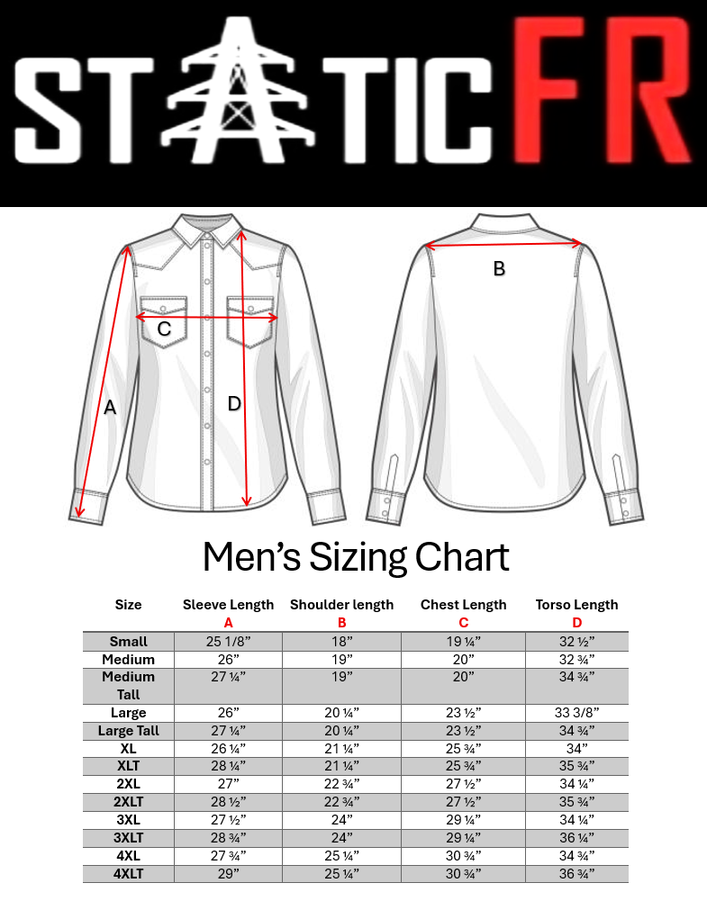 FR Pearl Snap Work Shirt - Forged Gray - With U.S Flag