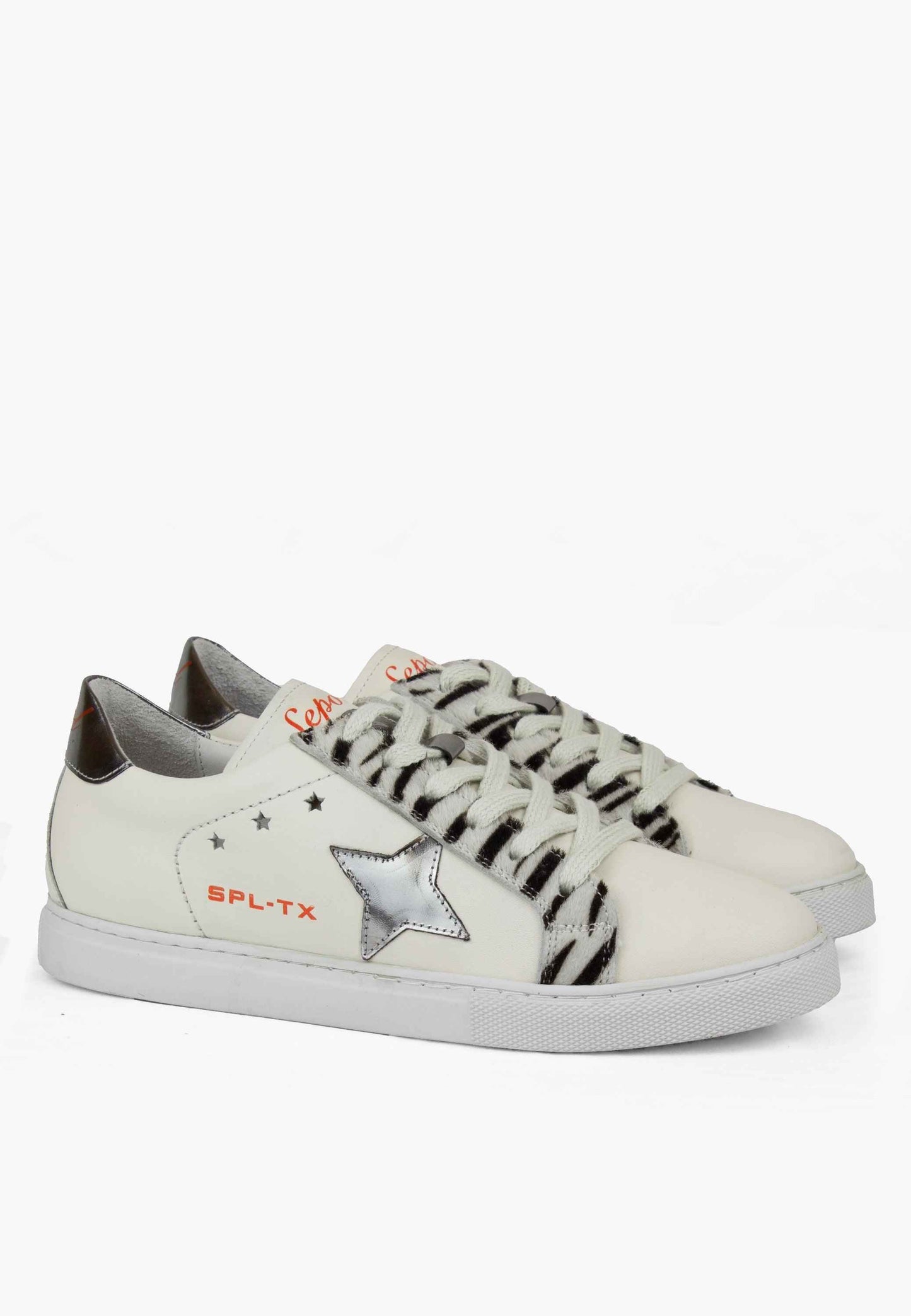 Sepol Women's Star Sneaker White