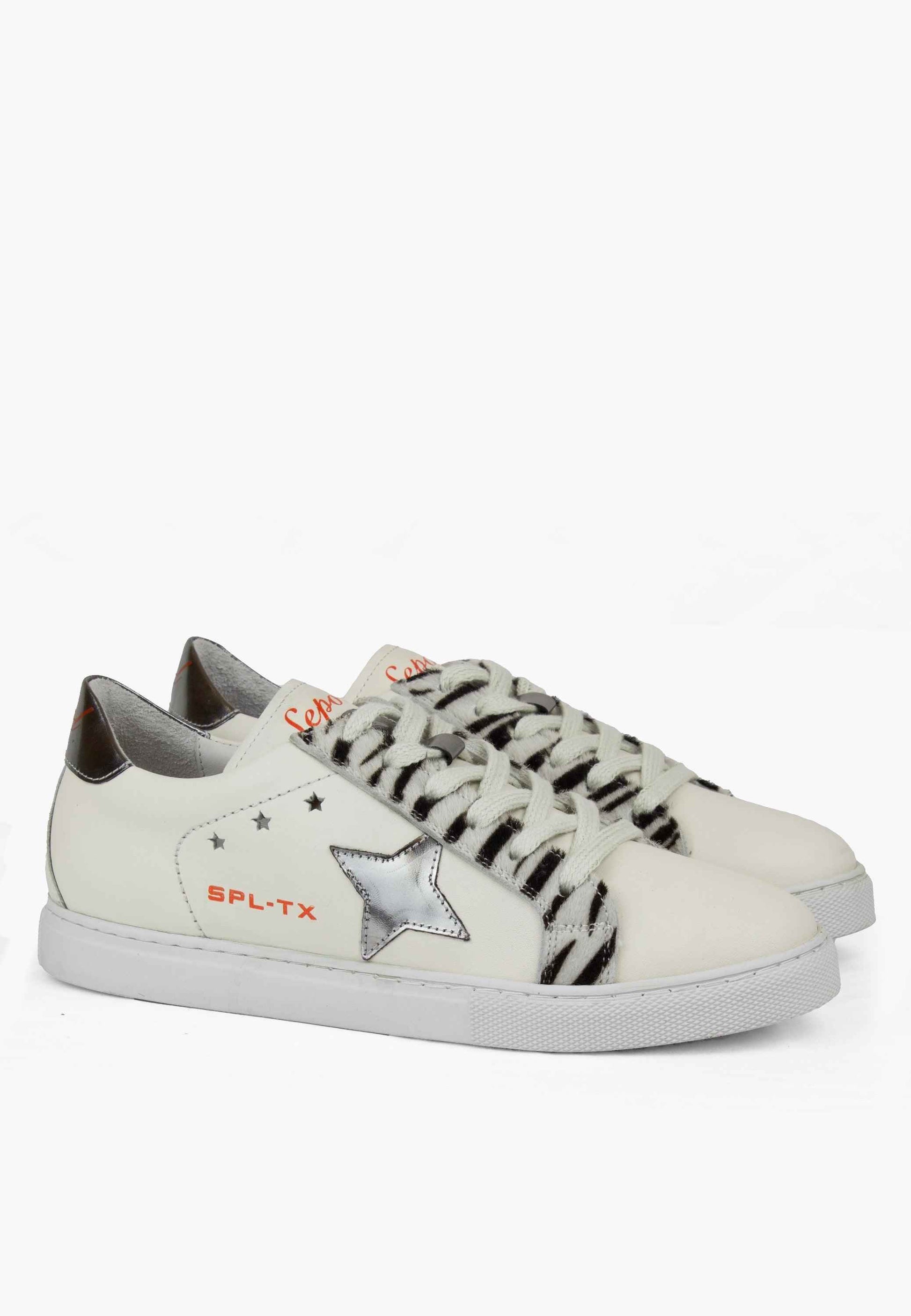 Sepol Women's Star Sneaker White