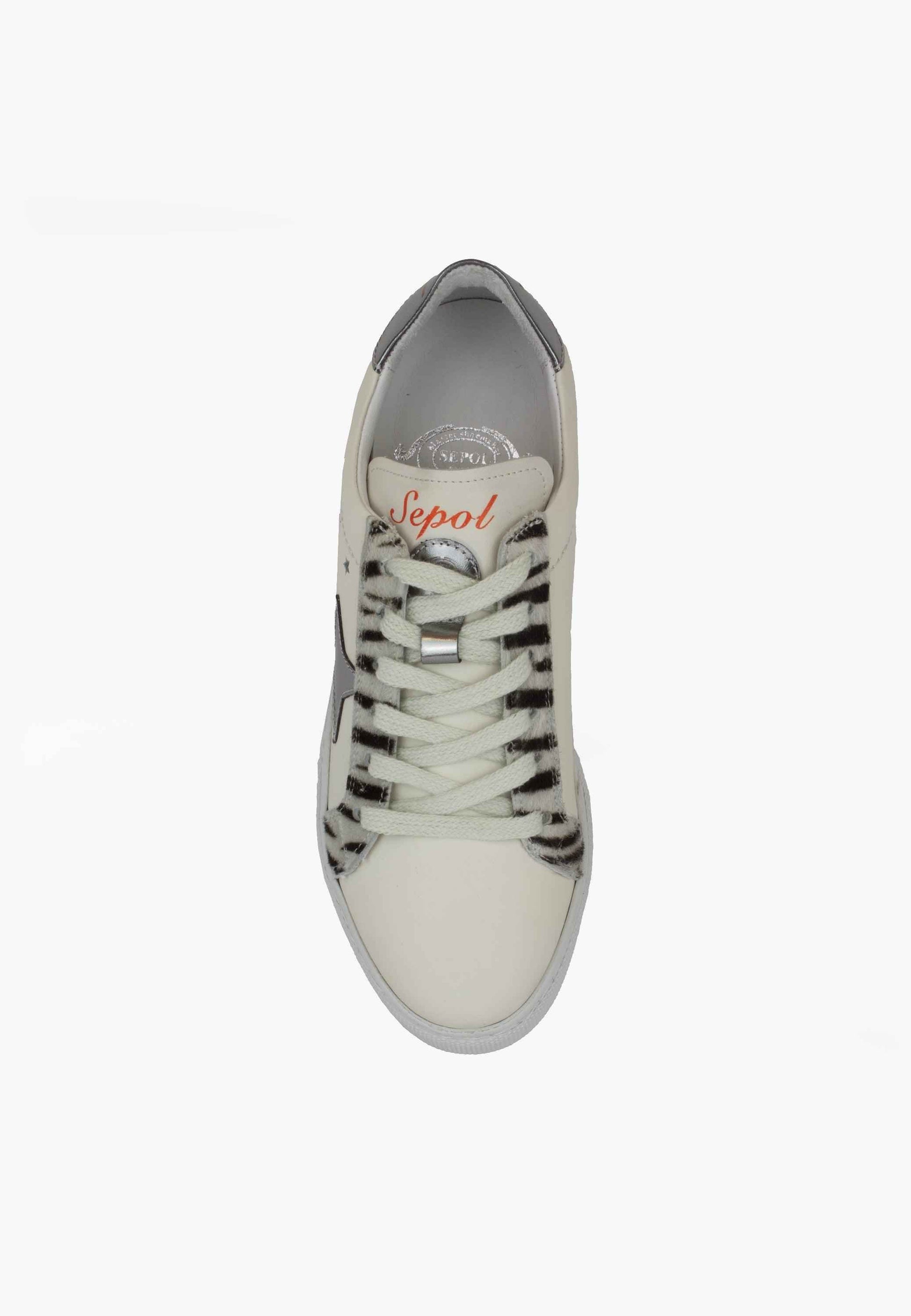 Sepol Women's Star Sneaker White