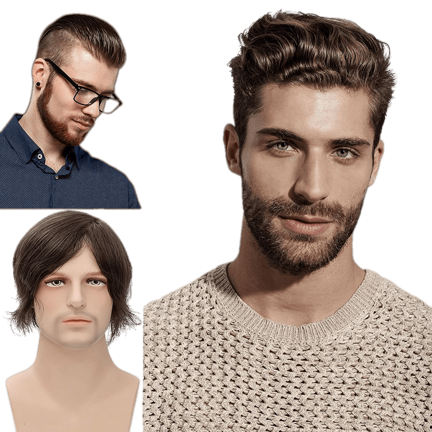 VIP Extensions Full Lace Toupee, 100% Human Hair