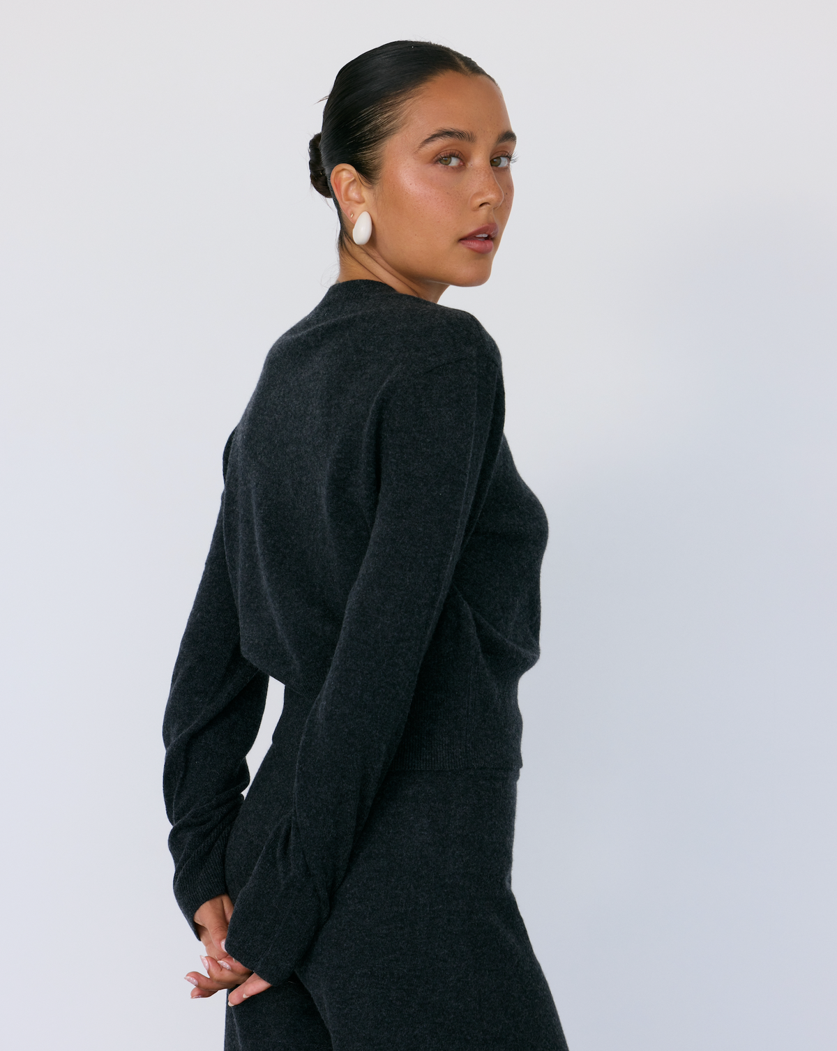 Tove Cashmere Cardigan - JUSTLUXURY