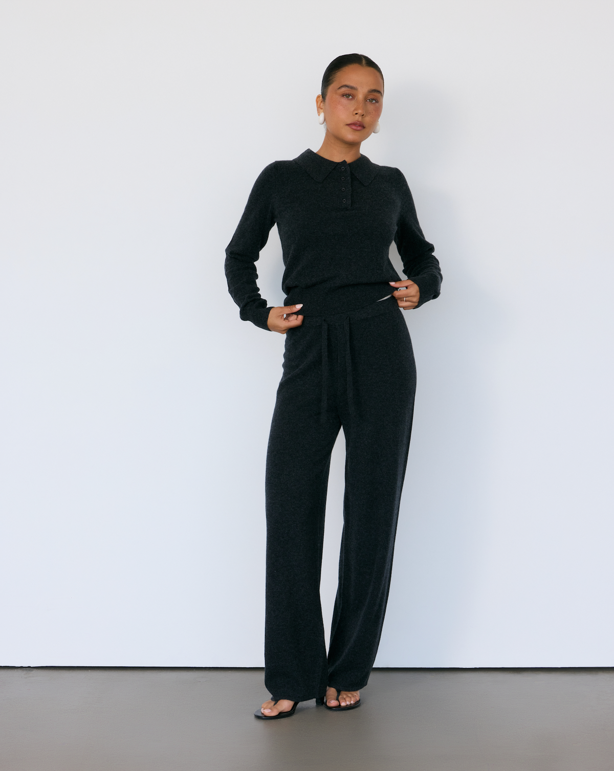 Tove Cashmere Polo - JUSTLUXURY