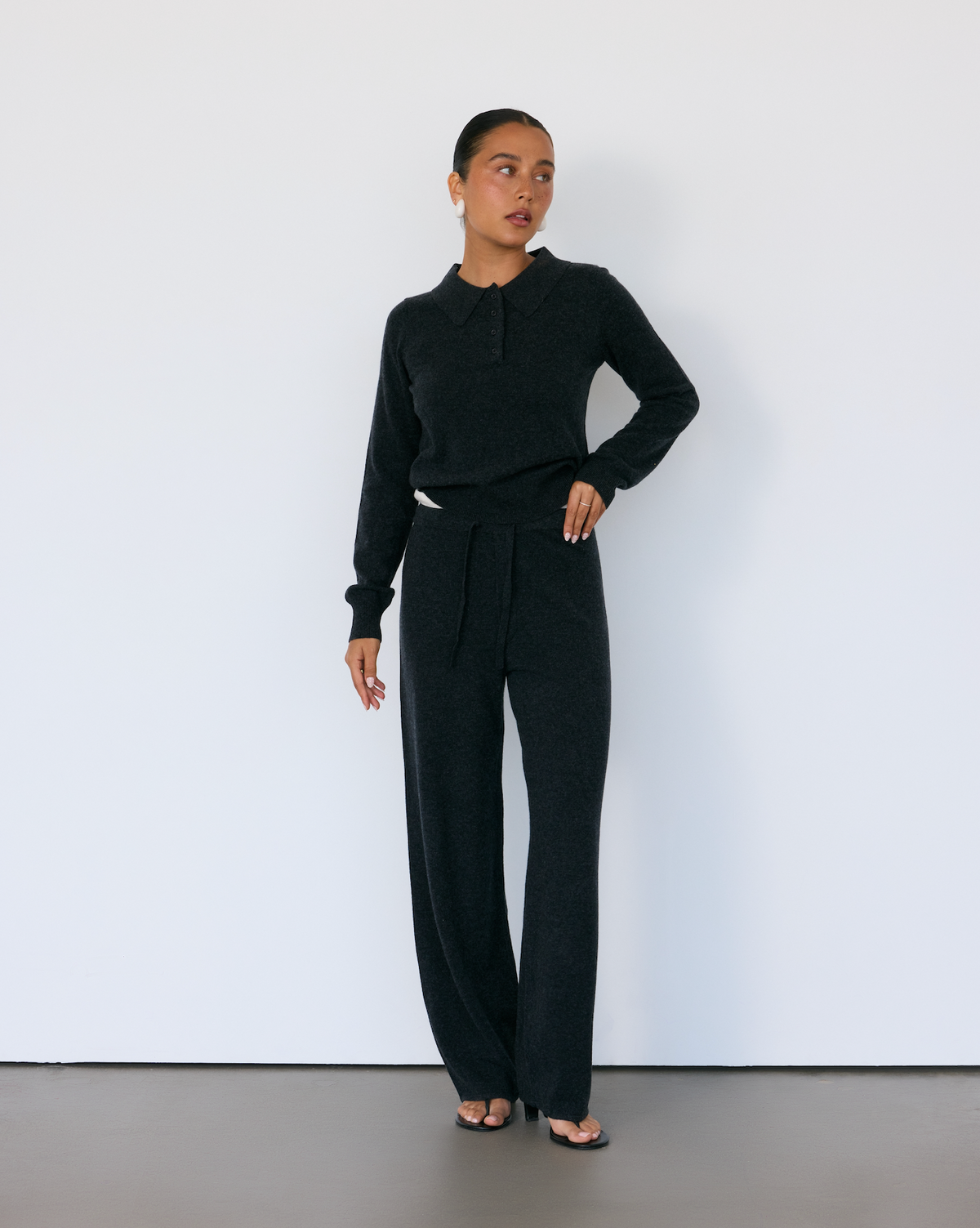 Tove Cashmere Polo - JUSTLUXURY