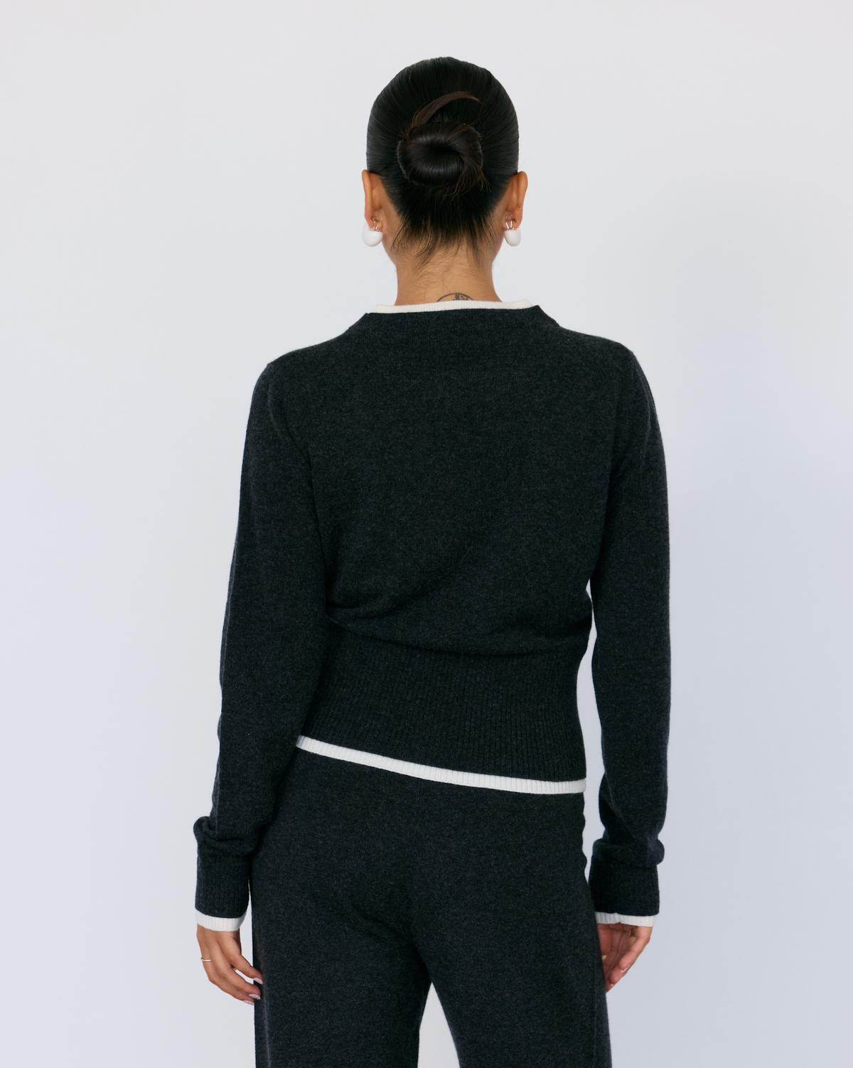 Tove Layered Cashmere Crewneck - JUSTLUXURY