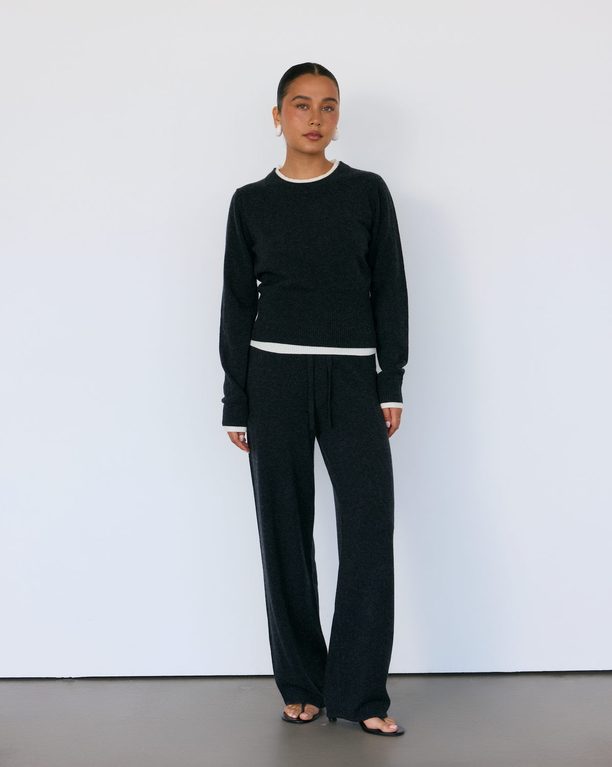Tove Layered Cashmere Crewneck - JUSTLUXURY