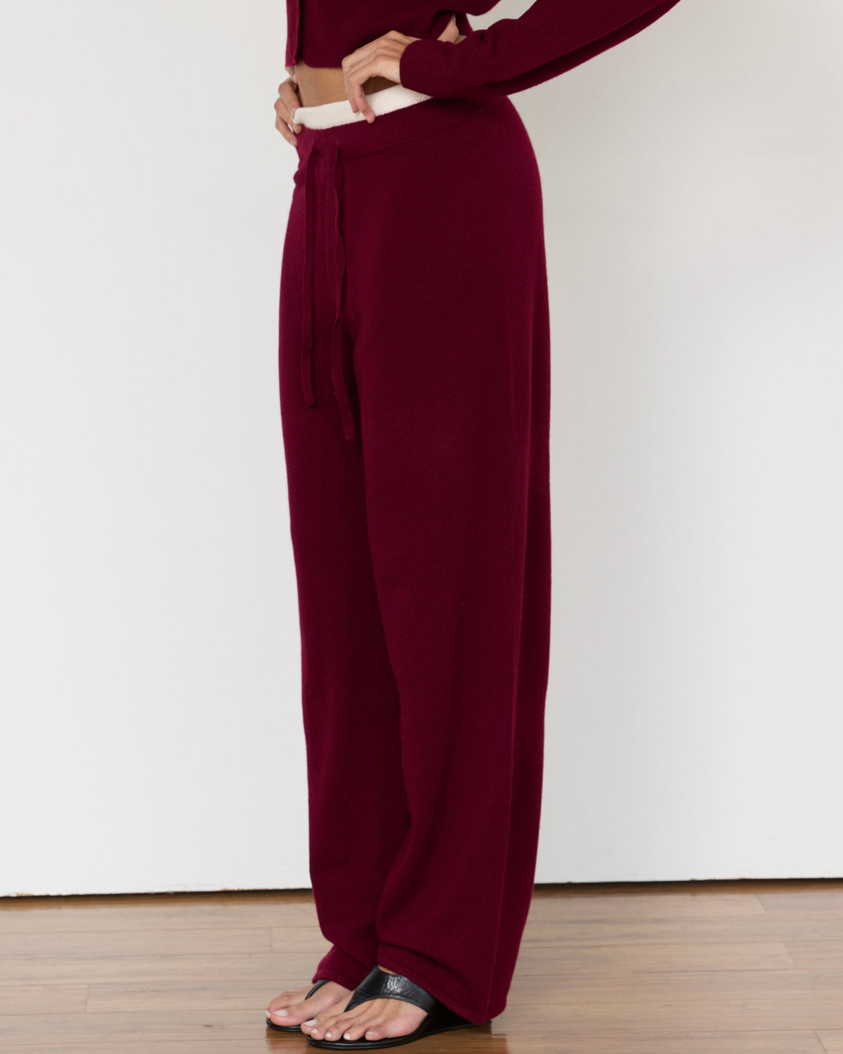 Tove Layered Cashmere Pant - JUSTLUXURY