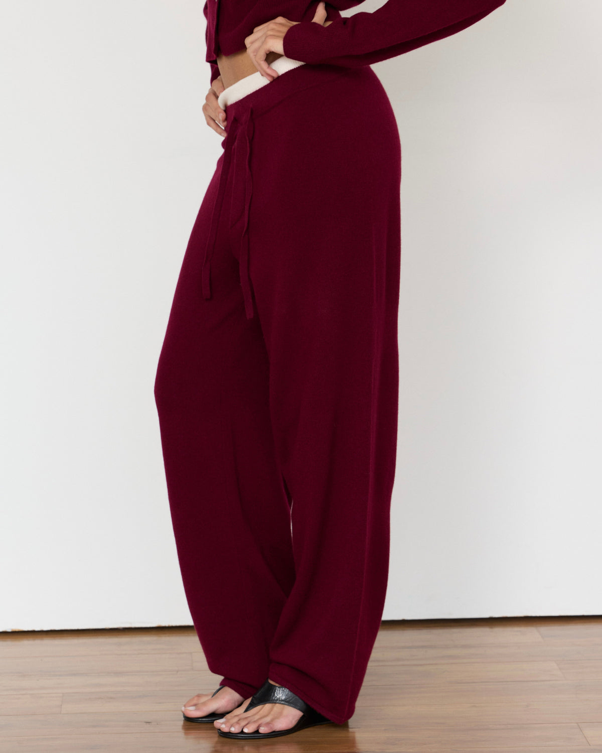 Tove Layered Cashmere Pant - JUSTLUXURY