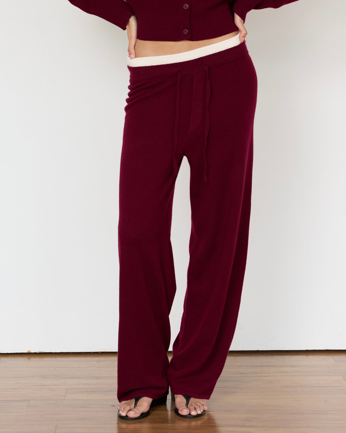 Tove Layered Cashmere Pant - JUSTLUXURY