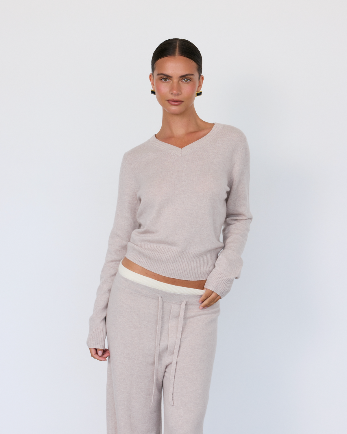 Tove V-Neck Sweater - JUSTLUXURY
