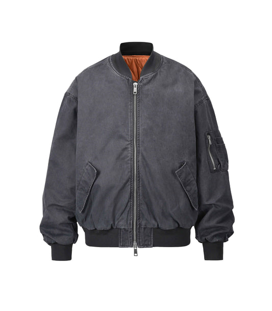 VINTAGE BOMBER JACKET MA1 [BLACK]