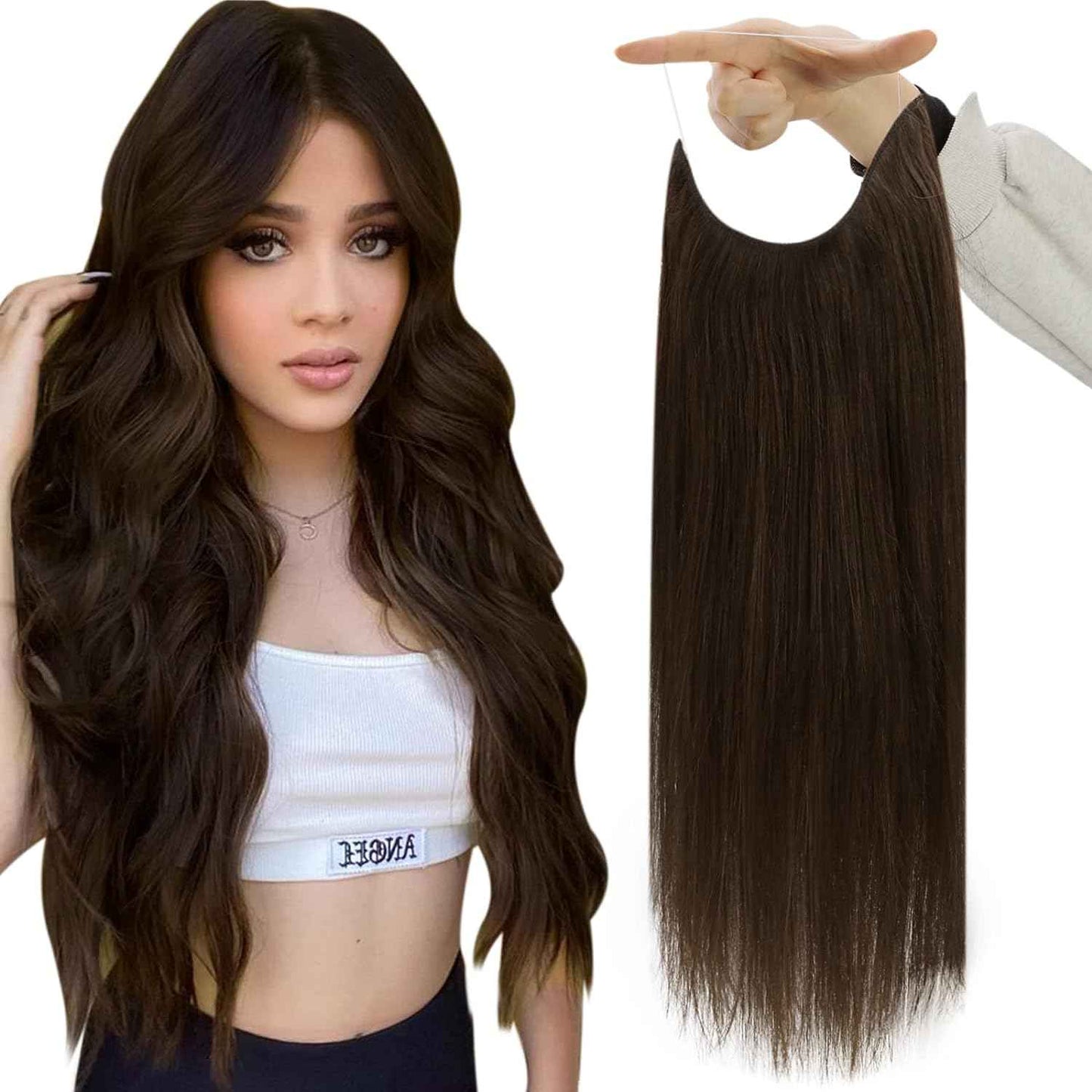VIP BandX Halo / Silky Straight 24" with Clip