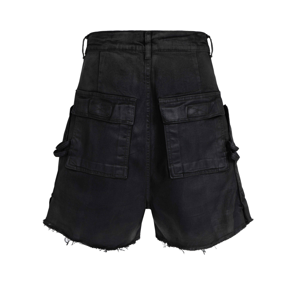 WAXED CARGO SHORTS