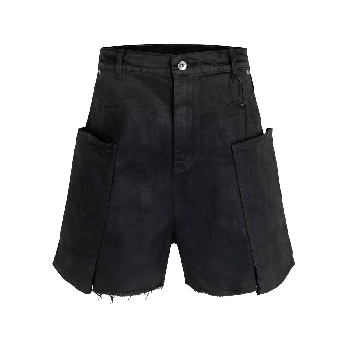 WAXED CARGO SHORTS