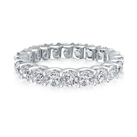 Rodiffy Moissanite 2.5 Ct Round Cut Women's Wedding Band