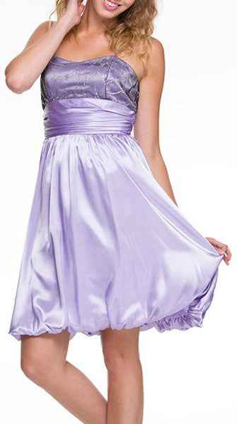 CLEARANCE - Juliet 2117 Short Knee Length Bubble Skirt Semi-Formal Dress