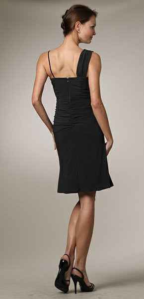 CLEARANCE - Celavie 6031s Black Wedding Guest Dress Elegant (Size XL)