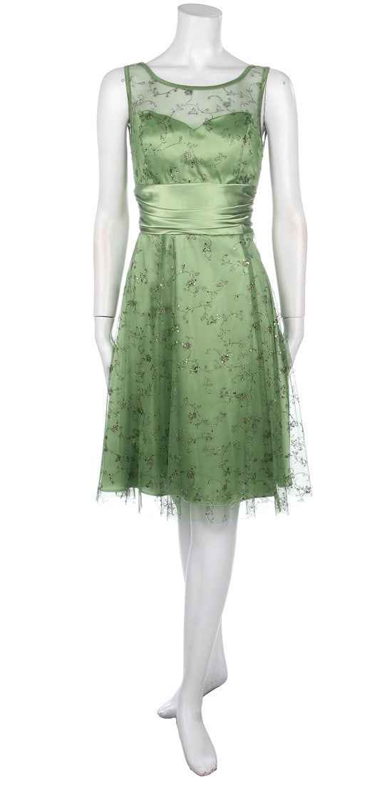 CLEARANCE - Juliet 2157 Knee Length A-Line Semi-Formal Dress