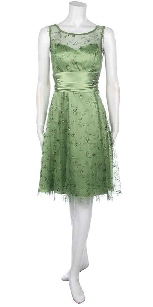 CLEARANCE - Juliet 2157 Knee Length A-Line Semi-Formal Dress