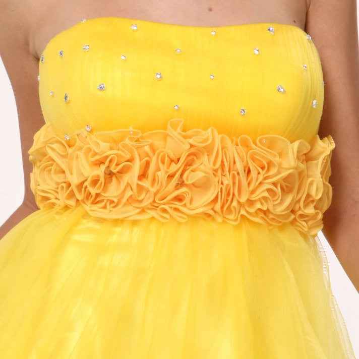CLEARANCE - Cinderella Divine 414 Short A-Line Tulle Dress (Size 6)