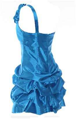 CLEARANCE - Cinderella Divine U709 One Shoulder Cocktail Party Dress Layer Skirt